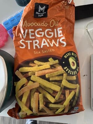 Avocado Oil Veggie Straws Sea Salted