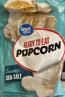 Popcorn Savory Sea Salt
