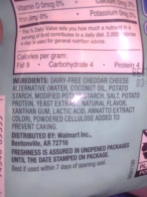 Cheddar Dairy-free Cheese