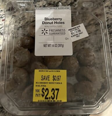 Blueberry Donut Holes