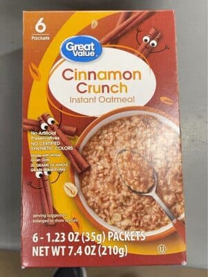 Cinnamon Crunch Instant Oatmeal