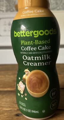 Plant-Based Coffee Cake Oatmilk Creamer