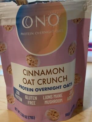 Cinnamon Oat Crunch Protein Overnight Oats