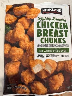 Lightly Breaded Chicken Breast Chunks
