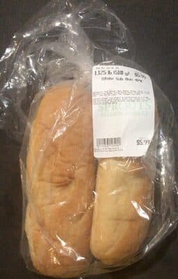White Sub Bun