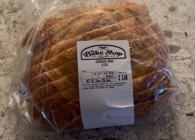 Sourdough Bread Round Sliced