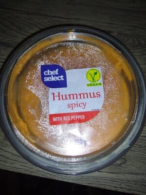 Hummus Spicy With Red Pepper