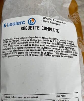 Pain complet