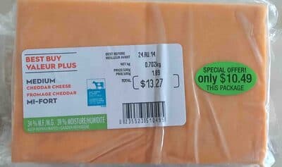 Medium Cheddar Cheese