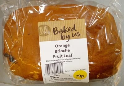 Orange Brioche Fruit Loaf
