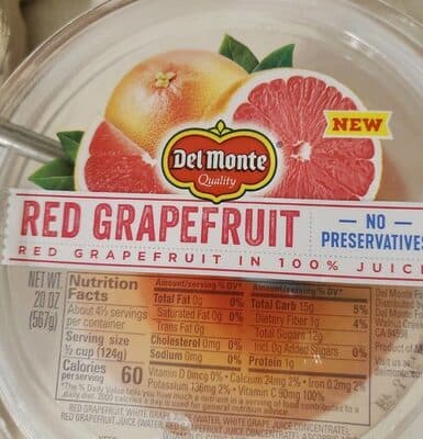 Red Grapefruit in 100% Juice