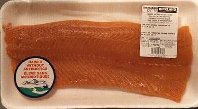 Farmed Salmon Raised Without The Use Of Antibiotics