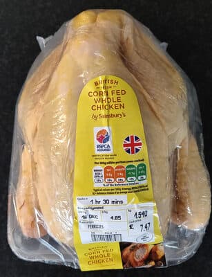 Corn Fed Whole Chicken