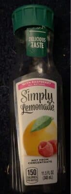 Simply Juice With Raspberry