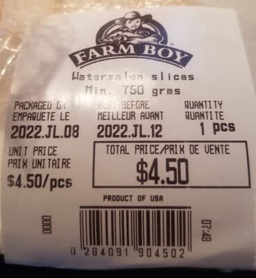 Farm Boy Watermelon Slices