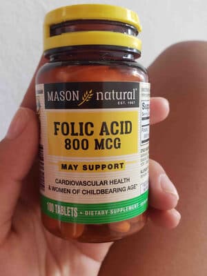 Mason Natural Folic Acid