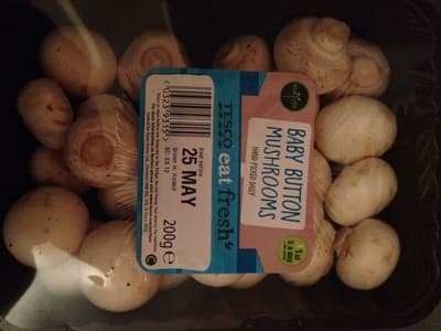 Baby Button Mushrooms
