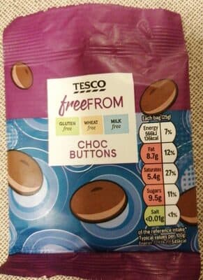 Tesco choc buttons