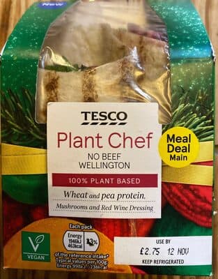 Plant Chef No Beef Wellington Wrap