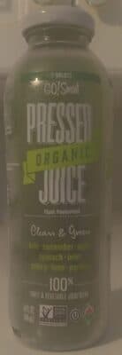 Go! Smart Clean & Green Organic Pressed Juice