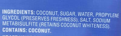 Barker's angel flake coconut