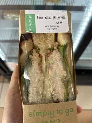 Tuna Salad On White