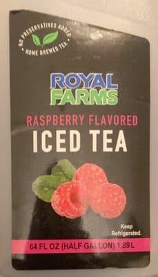 Raspberry Flavored Iced Tea