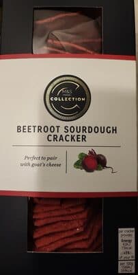 Beetroot Sourdough Cracker
