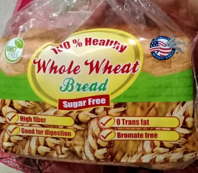Whole Wheat Bread Sugar free