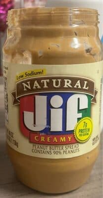 Natural Creamy Peanut Butter Spread