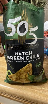 Hatch Green Chile Whole Grain Tortilla Chips
