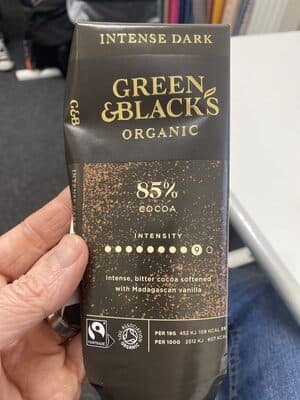 Green and Blacks Organic Intense Dark Chocolate