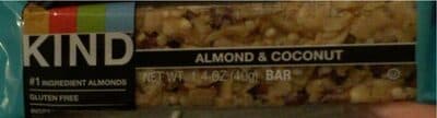 KIND Fruit & Nut Bar, Almond & Coconut