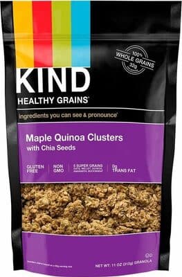 Maple Quinoa Clusters with Chia Seeds Granola