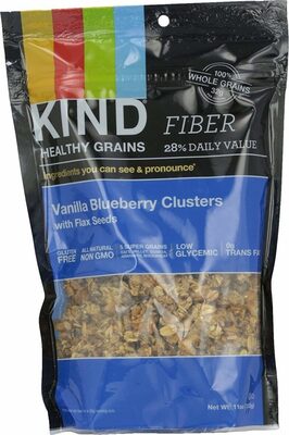 Kind Granola Clusters with Flaxseeds, Vanilla, Blueberry