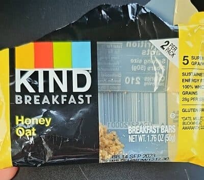 Breakfast Bars, Honey Oat