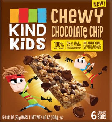Chewy Chocolate Chip Granola Bars