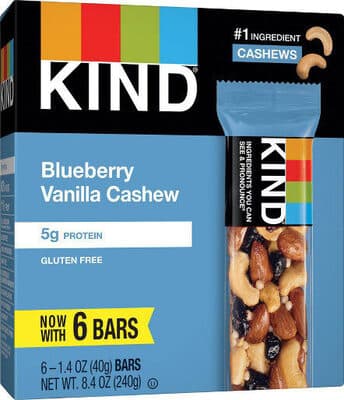 Blueberry Vanilla Cashew Bars