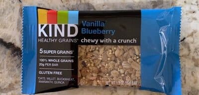 Vanilla Blueberry Granola Bar