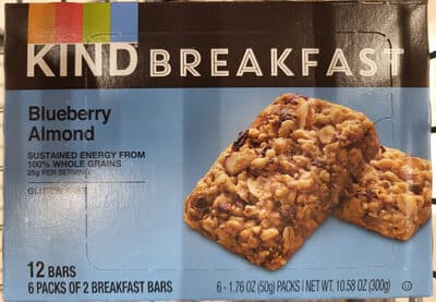 Blueberry Almond Breakfast Bars