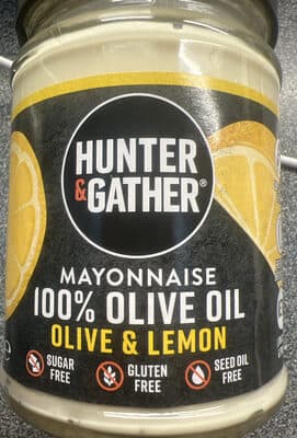 Mayonnaise 100% olive oil. Olive & Lemon