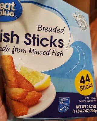 Breaded Minced Fish Sticks