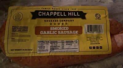 Smoked Garlic Sausage