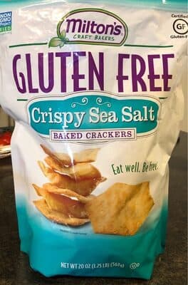 Gluten Free Crispy Sea Salt Baked Crackers