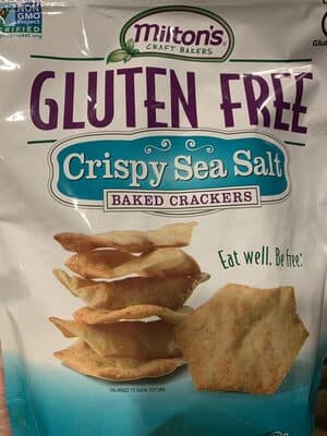 Gluten Free Crispy Sea Salt Baked Crackers