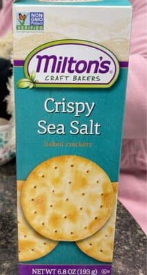 Crispy Sea Salt Baked Crackers