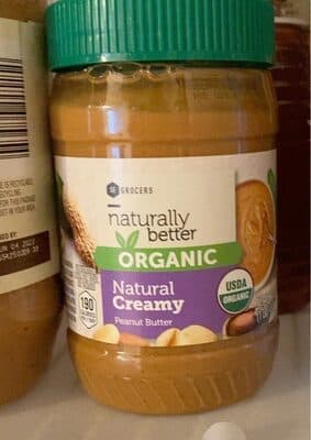 Organic Creamy Peanut Butter