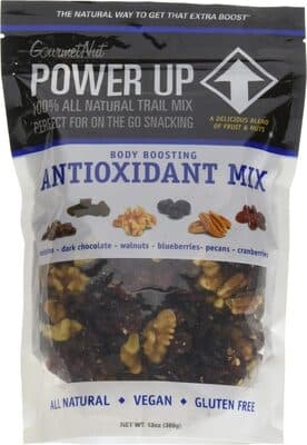 Gourmet Nut Power Up Antioxidant Mix, Raisins, Dark Chocolate, Walnuts, Blueberries, Pecans, Cranberries