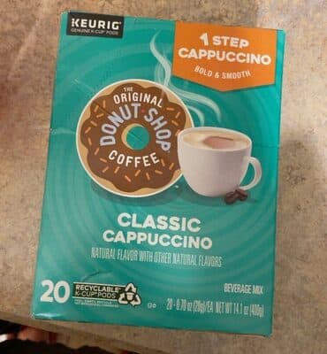 Dark Roast Classic Cappuccino Flavor Beverage Mix Coffee K-Cup Pods