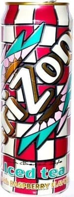 Sun Brewed Style Iced Tea With Raspberry Flavor